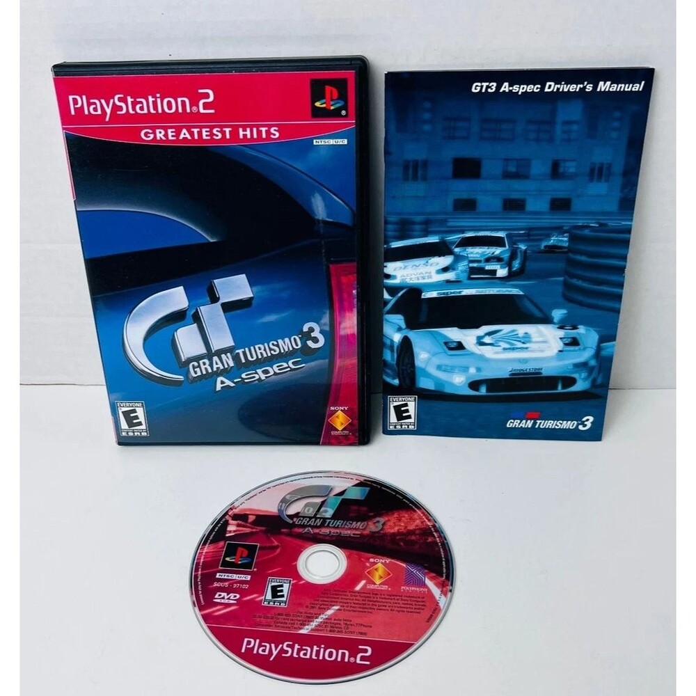 Gran Turismo 3 A-Spec Greatest Hits (PlayStation 2 PS2, 2001)